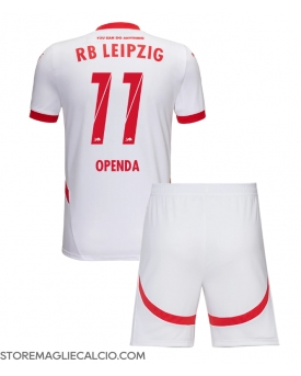 RB Leipzig Lois Openda #11 Maglia Gara Casa Repliche 2024-25 Bambino Maniche Corte